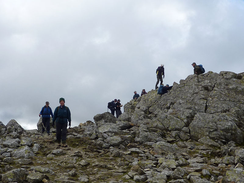 Group on Esk Pike